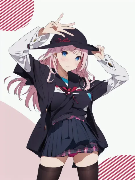 Red Eyes、、Pink Hair、Blue Eyes、Pull up your skirt、high school girl、Japanese 、classroom、Blushing、Embarrassed、Glamorous expression、Pull up your skirt、Showing panties、Showing panties、Blushing、Glamorous expression、Pull up your skirt