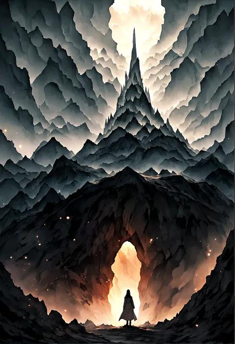 Mountain，Mist，Cave，mystery