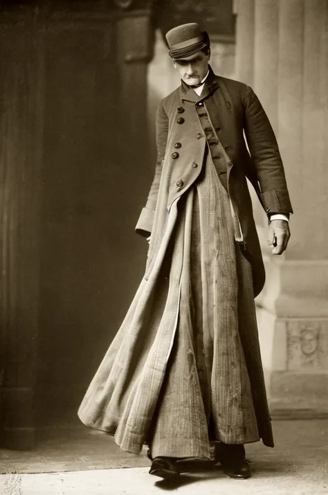 ((best quality)), ((masterpiece)), (detailed), victorian era man. handsome man. square jaw. victorian clothing. whole body.