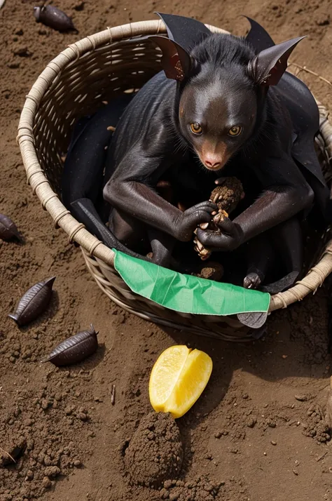 Indian fruit bats poop being used as fertilizer in farming 