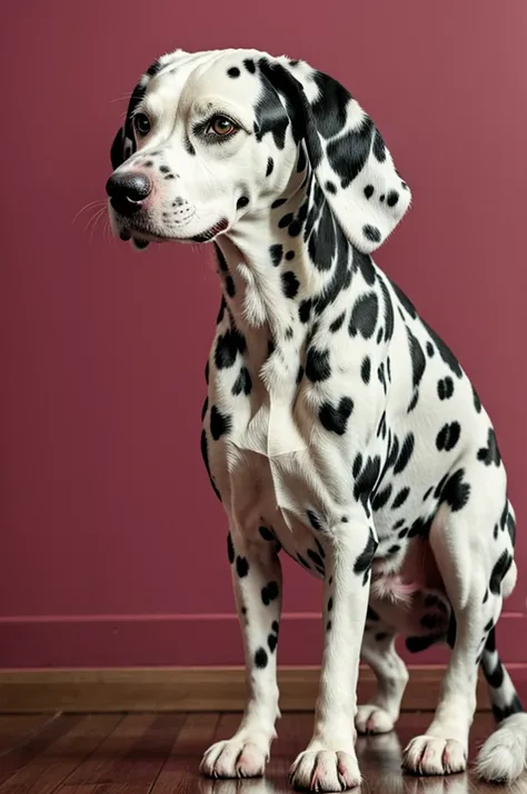 Real adult Dalmatian dog