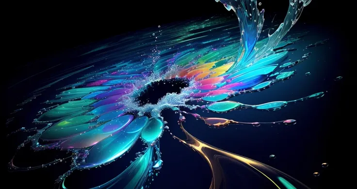 gem，Bubbles，Water Splash，color，Brilliance，Water Ripples