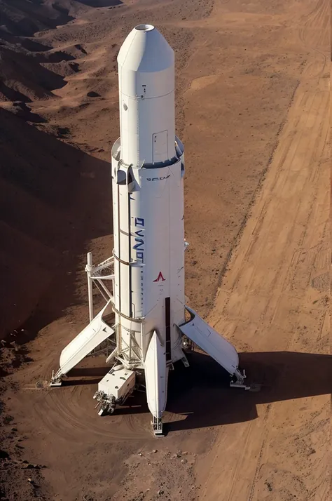 Elon Musk sitting on the tip of his spacex rocket going to mars