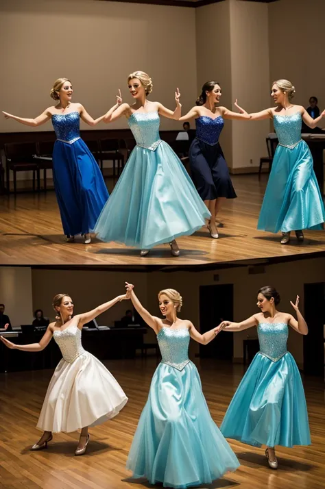 Elsa dancing quartet