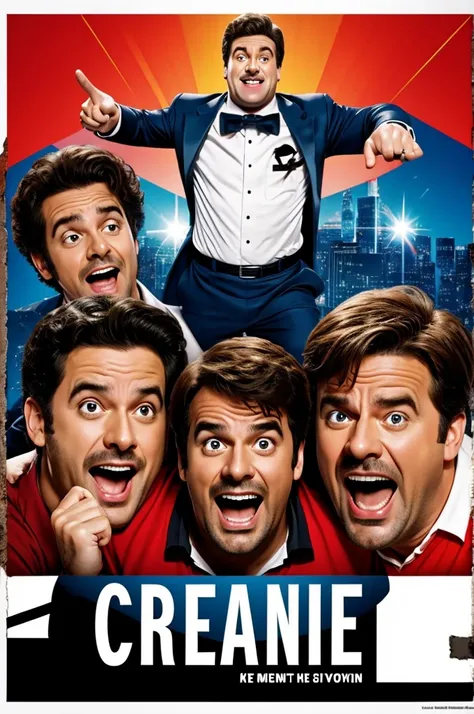 Create a movie poster for a comedy 