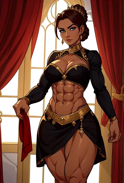 woman at your service abs