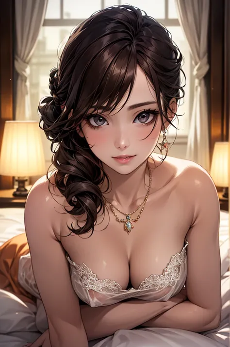 (masterpiece:1.3, Highest quality, Ultra-high resolution, Super detailed), (Realistic, photoRealistic:1.4), Beautiful illustrations, Perfect lighting, colorful, Depth of written boundary, Beautiful detailed hair, Beautifully detailed face, Beautiful fine d...