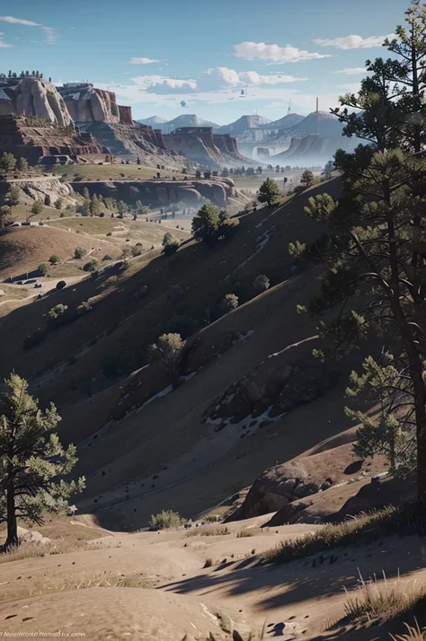 Paysage nature red dead redemption 2