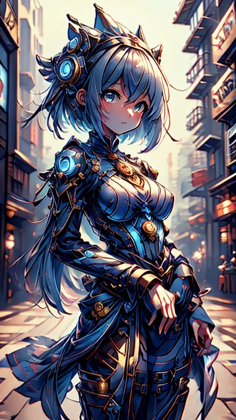 Cards，There are many cards floating in the sky，Girl holding cards，Girl holding a card，Fantasy style，Magic Style，Sci-fi style，Sci-fi style与Magic Style的繁复花纹，Cards are floating in the background，Girl holding cards，Girl holding cards，Girl holding cards，Street ...