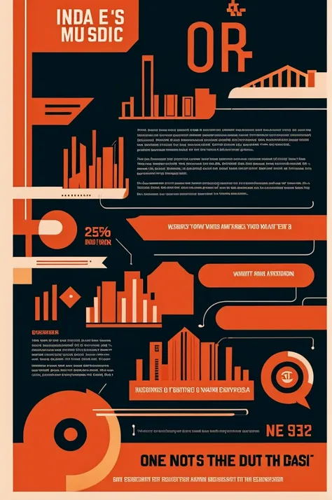 Create an informative poster regarding urban music to make in Illustrator