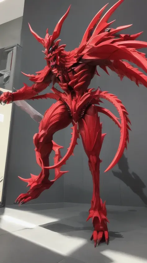 Japanese monster, red demon