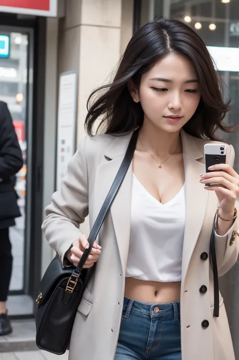 Working woman buys expensive cell phone
