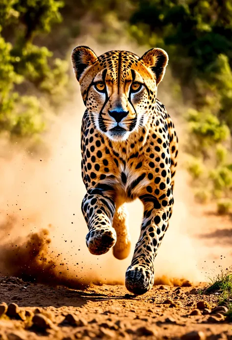 cheetah running like the flash, speed mirage, fast speed, pouncing action, highly detailed, photorealistic, 8k, hyper realistic,...