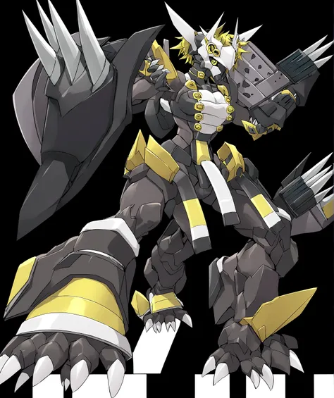 A female version of the Digimon Wargreymon