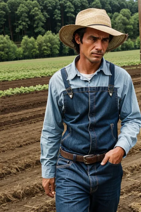 Poor depressed Farmer 