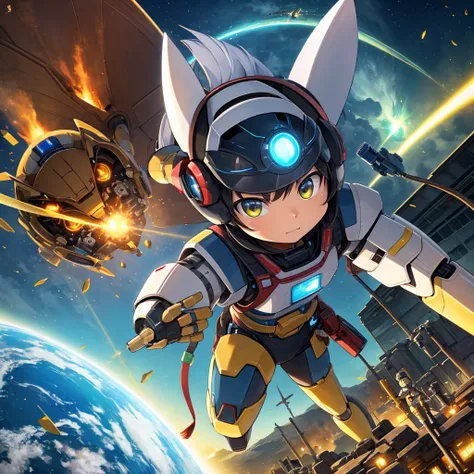 In a world where natural crises and attacks from mysterious creatures threaten the Earth, a group of young scientists and engineers come together to build and fly a giant robot. Akira Tanaka, project leader and robotics genius, guides the team with determi...