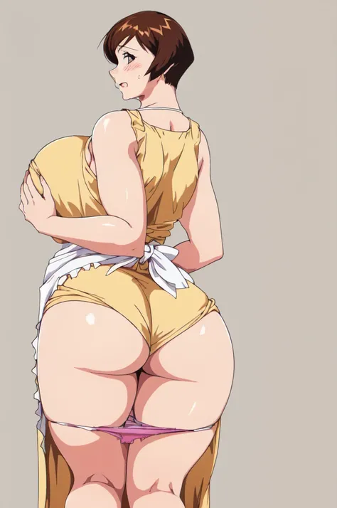 masterpiece, highest quality, High resolution, One girl, alone, sexual intercourse, Pornographic images, short hair, etsukoto, Brown eyes, fine grain, fine grain, (((Thick thighs, Plump thighs, Voluptuous thighs, Thighs alone are enough))), Huge and ample ...