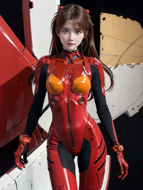 ((best quality)), ((masterpiece)), (details: 1.4), 3d, asuka langley soryu, asuka, high resolution (high dynamic range), ray tra...