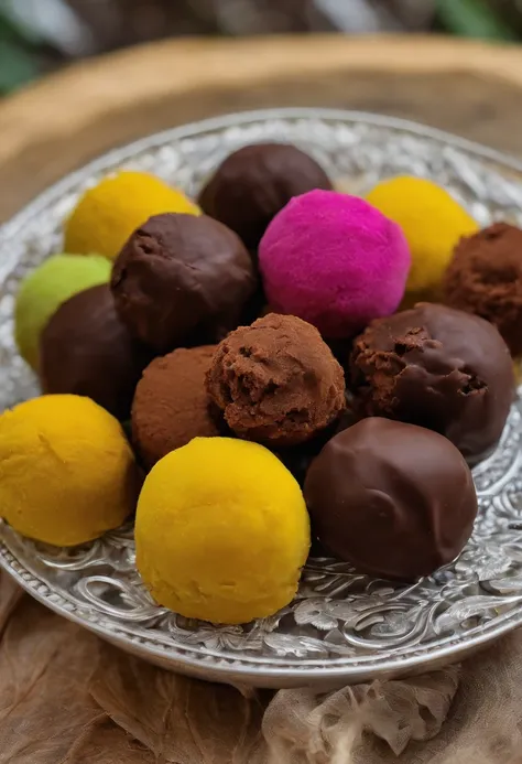 60 gram chocolate truffles, large chocolate truffles, large chocolate truffles, trufas gigantes, giants truffles, 