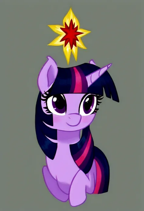 Pony Diffusion v5.  Mlp twilight sparkle