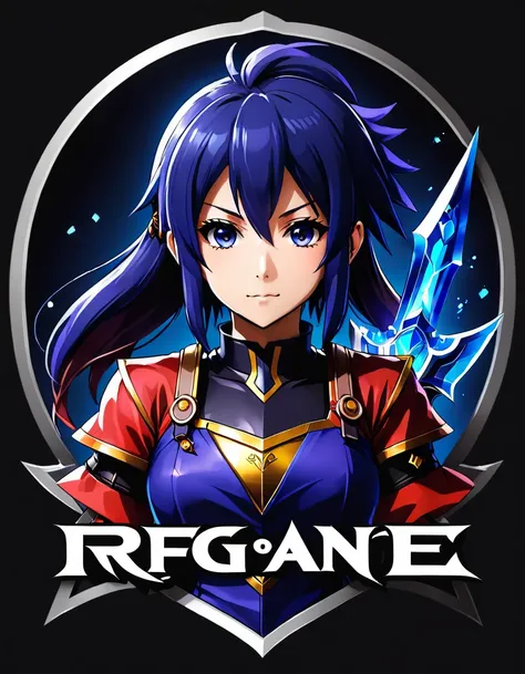 logo with name rpg an (anime rpg style)