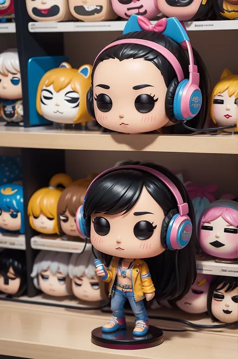 funko pop, Kizi, with headphone