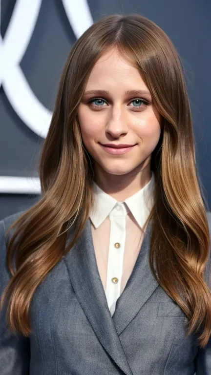 Taissa Farmiga dressed in attractive formal clothes and a sexy smile.