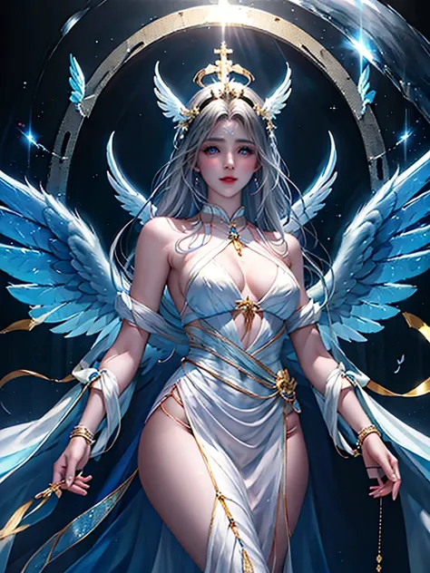 **Appearance of the Angel of the Holy Trinity**

- **muka:** Your face is of a serene and heavenly beauty, with delicate and symmetrical strokes. Your eyes sparkle with a golden light, radiating wisdom and compassion. Your lips show a calm smile, that conv...