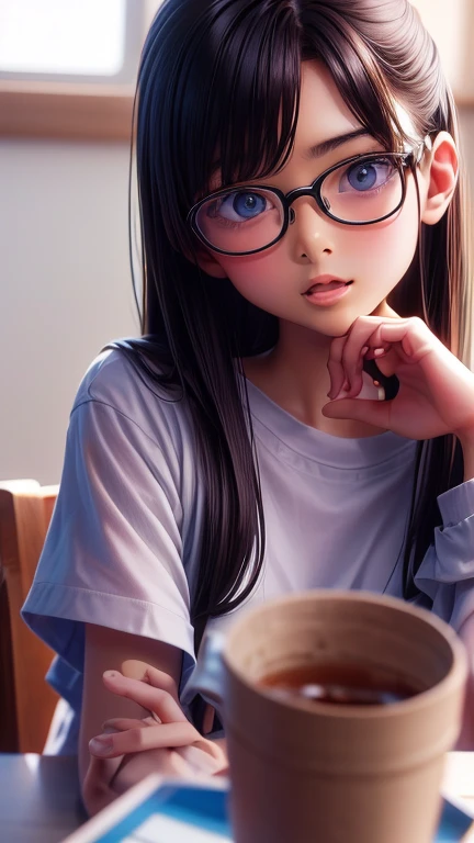 View your viewers,Leaning forward,(Random cute clothes),(Random animated poses),(Thin type),(Random hairstyle),(Best image quality, (8K), Ultra-realistic, 最high quality, high quality, High resolution, high qualityの質感, Attention to detail, Beautiful details...