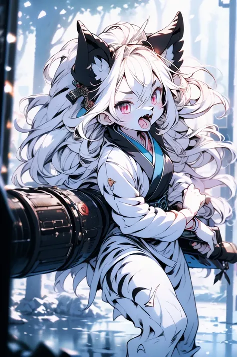 {clioranko style:1.05,rella style:0.8,QUASARCAKE style:1.4,Rolua style:1.1},Best quality,Very detailed,,light,Ray Tracing,Golden Ratio),furry，furry，hairy，hairy，White Tiger少女，White Tiger，White Tiger，White Tiger少女，全身White hair，White Hair，White hair，Snow back...