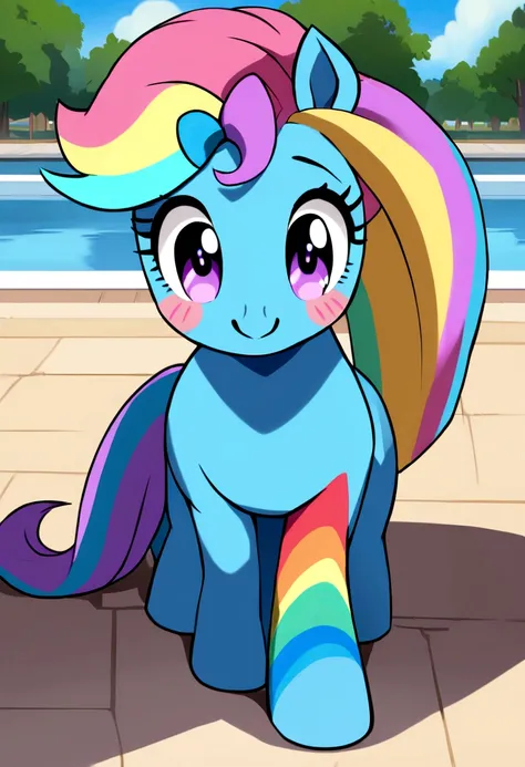  horse rainbow dash real life my little pony 