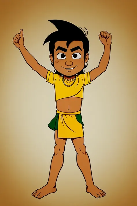 Draw cartoon chota bheem