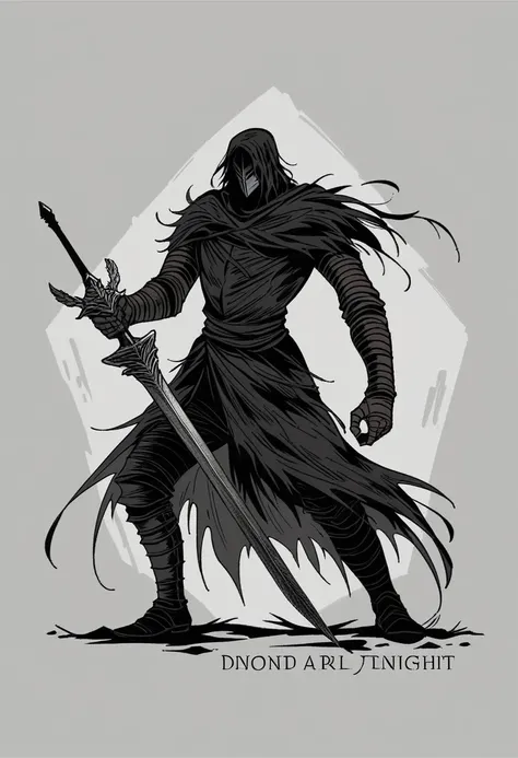 A black and white photo of a man holding a sword in the air, dark souls art, the dark souls knight, dark souls art style, the the dark souls knight, Dark Souls concept art, Dark Souls Inspiration, dark souls style, dark souls concept art, video game digita...