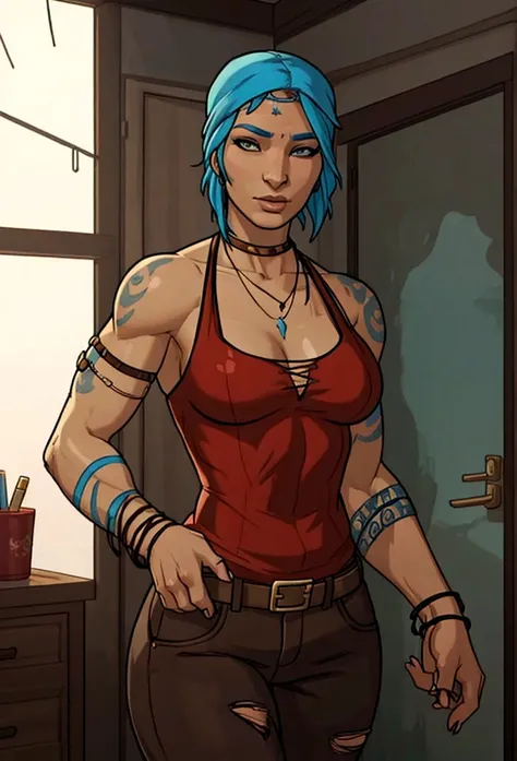 sexy muscle woman chloe price