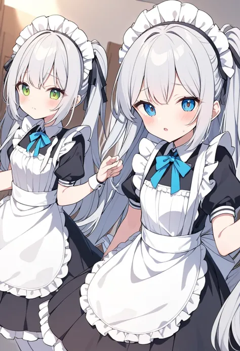 Two maid girls