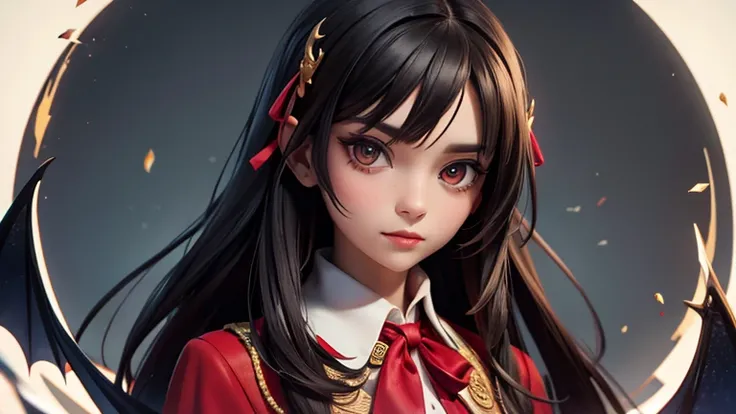 "Ethereal Elegance: A Digital Art Portrait"