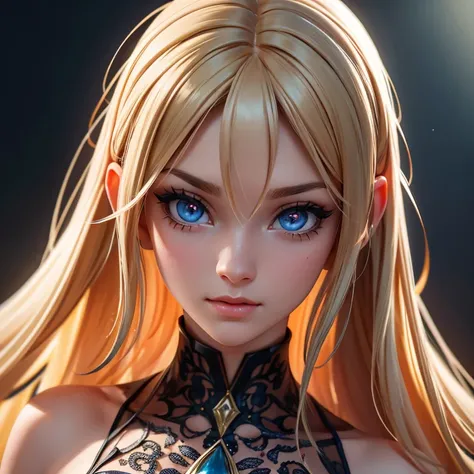 "Ethereal Beauty: A Digital Art Portrait 3.0"