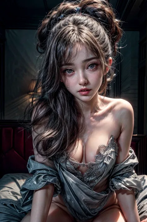 ((((nsfw)))),(ultra realistic) , (illustration), (increase resolution), (8K), (extremely detailed), (best illustration), (beautiful detailed eyes), (best quality), (ultra-detailed), (masterpiece), (wallpaper), (detailed face), solo,1 girl, looking at viewe...