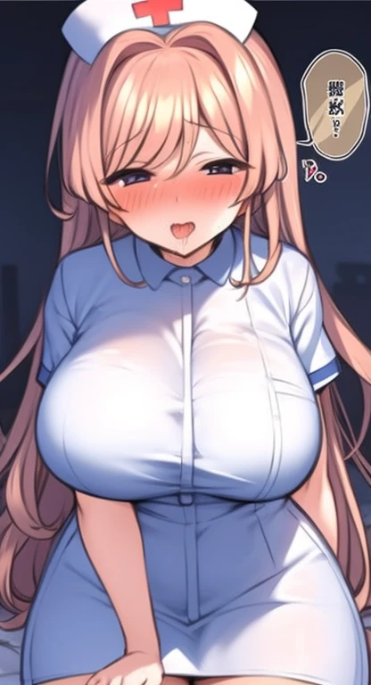 Large Breasts、Blonde、Ahegao、Nurse uniform、Sexy Looks、