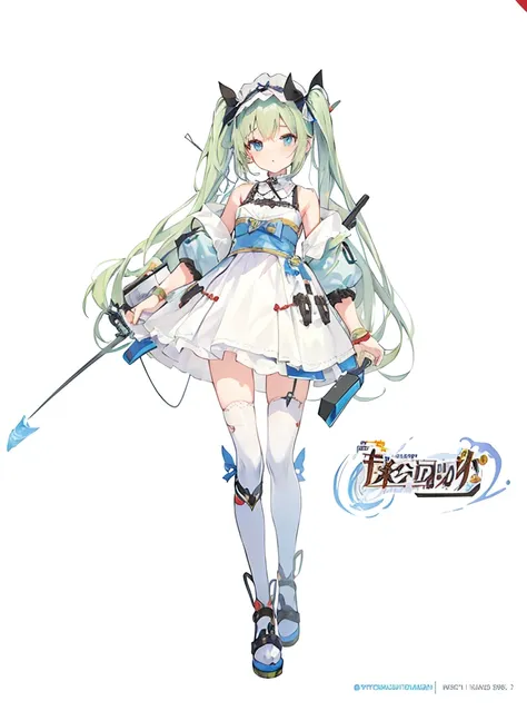 a girl，standing picture，whole body，character design，bow，mine system，girl&#39;s heart