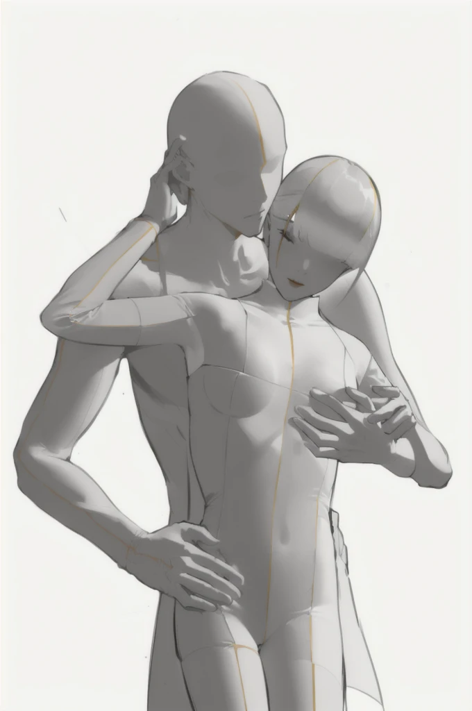 close-up of a man, full body intertwined view, human bodies intertwined, couple pose, Intertwined bodies, gesture, on mannequins. A high resolution, spectacular pose, Graceful body structure, link to pose, Girl and boy, bottom view, Lovers, big breasts, se...