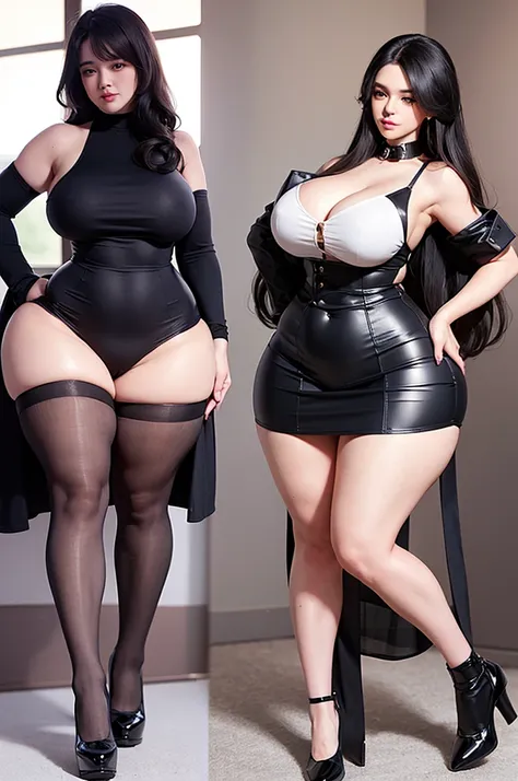 A curvaceous, cute and skinny super large biggest thick ass realist secretary , dressed in a tight-fitting skirt that hugs her voluptuous large and thick hips and round huge thick ass behind. perky breasts, which are just barely contained within the constr...