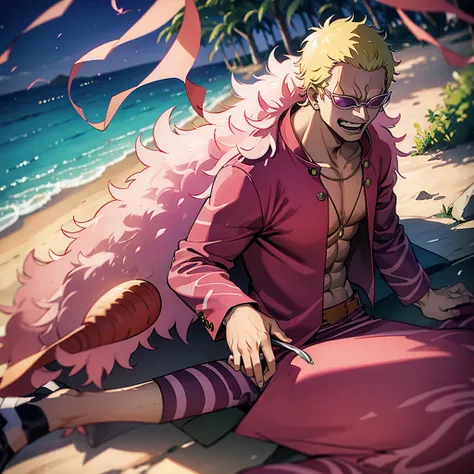 doflamingo scatters vinegared rice