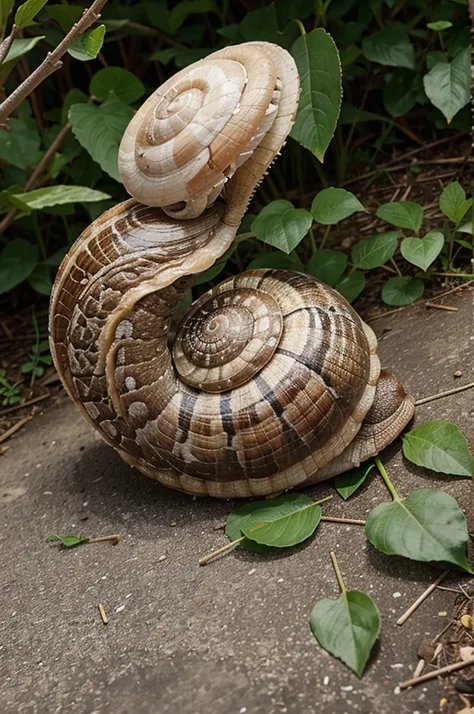 Snail mewing