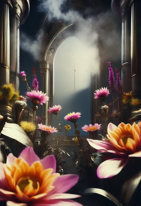 The first knights, Flowers for the Faded, Moonchild, Punked Steam, Anamorphic Shot, Anamorphic --ar 2:3