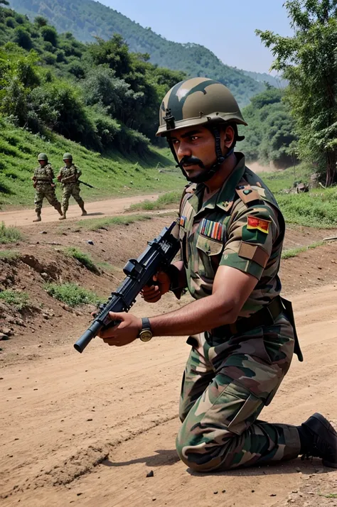 Indian Army Border Fight 