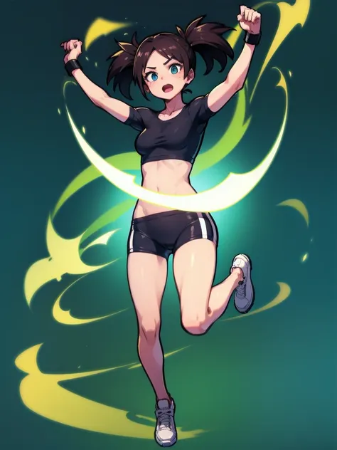 girl
solo . fullbody . simple background , multiple view , fitgirl , jumping