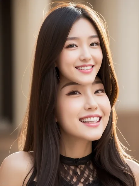 Kwon Eun-bi is a 28-year-old South Korean young adult. Wolfcut blonde hair. Her face is slightly shorter than it is long, her chin is rounded, and her forehead and jawline are soft and curved as well as having balanced proportional with a small sign on the...