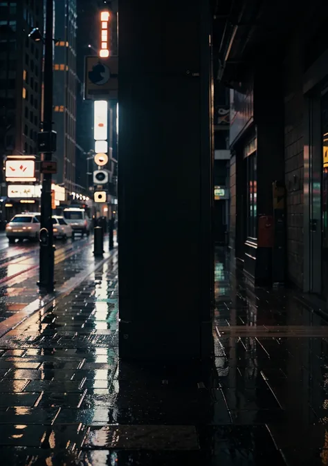 New york, ultra realistic, hard rain, wallpaper