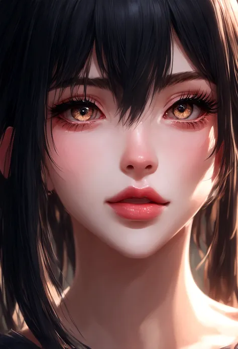 "Ethereal Beauty: A Digital Art Portrait"